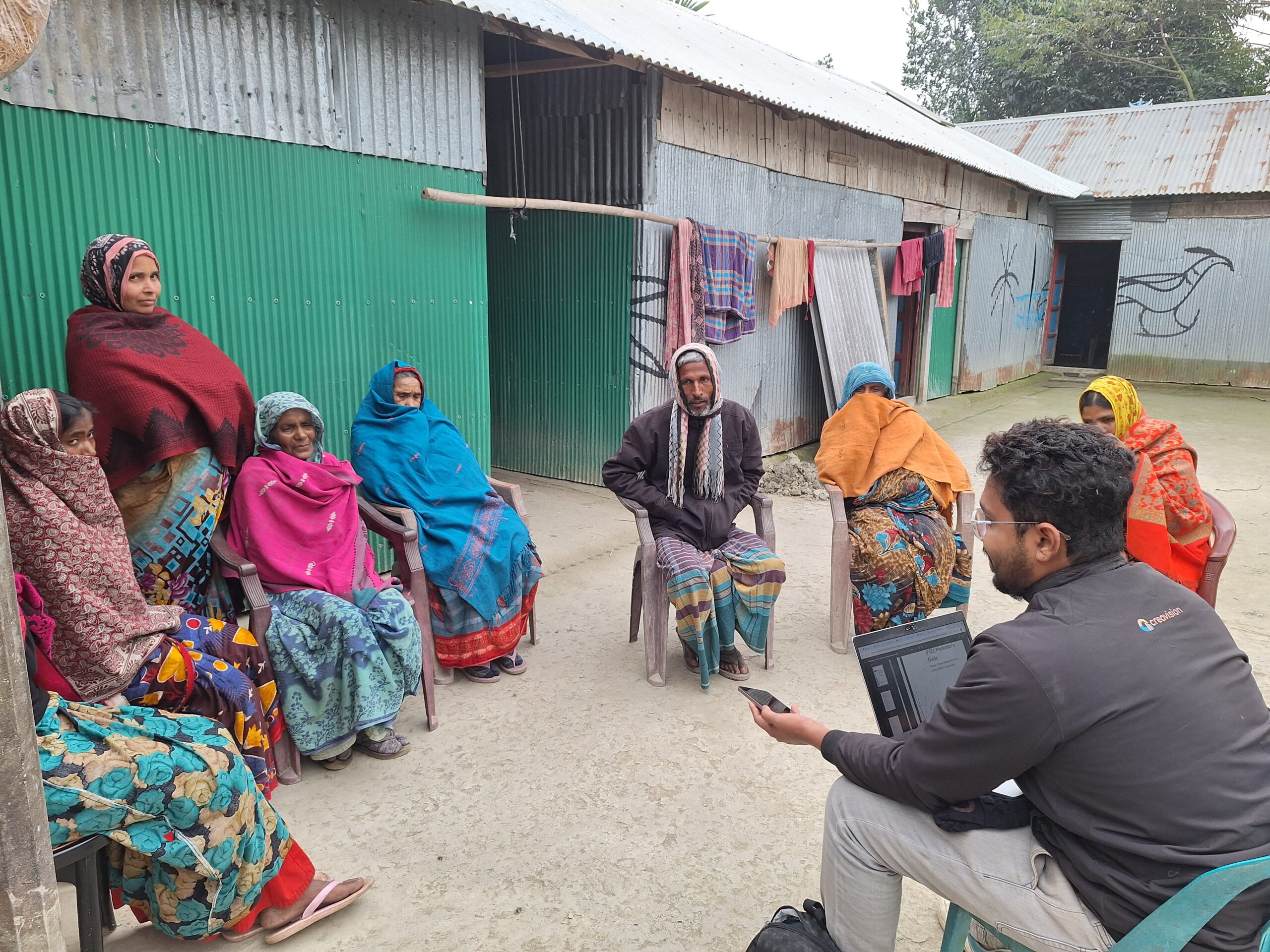 Household interviews conducted as part of the needs assessment